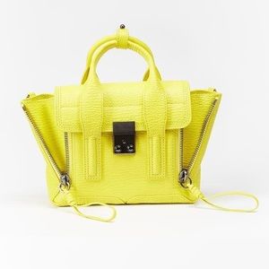 3.1 Phillip Lim Neon Yellow Mini Pashli Bag
